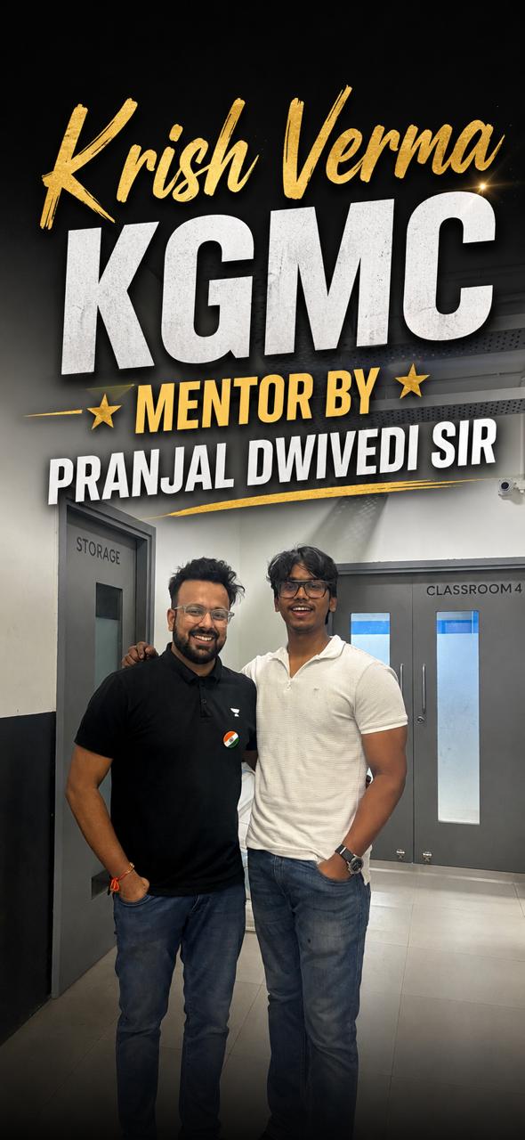 Krish Verma — Selected to KGMC · NEET